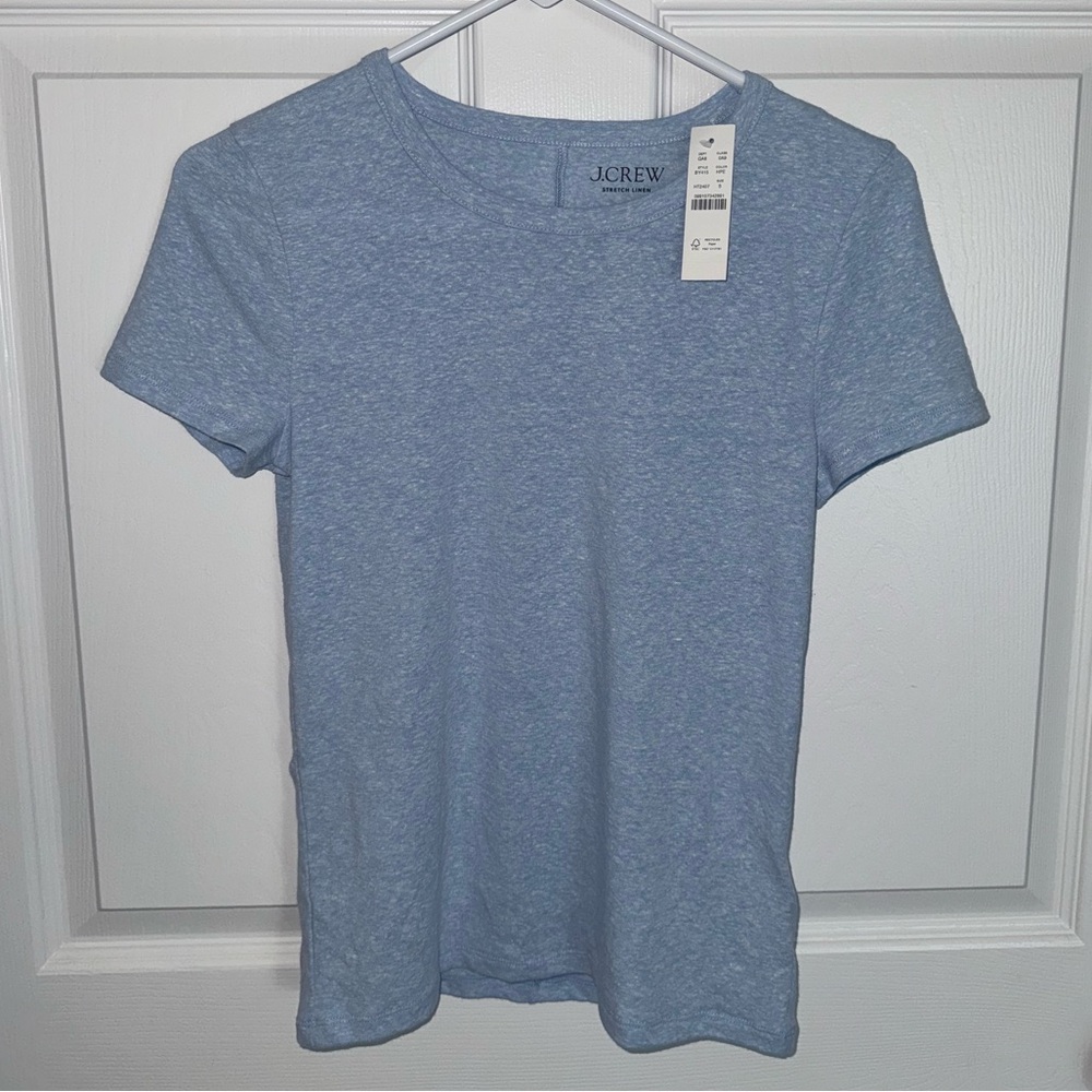 JCREW Stretch Linen Tee